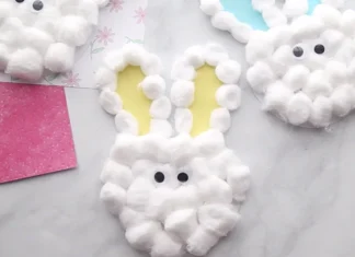 Easy Bunny Craft for Kids: Easter Card Idea with Free Template