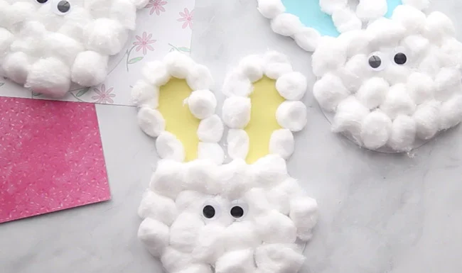 Easy Bunny Craft for Kids: Easter Card Idea with Free Template