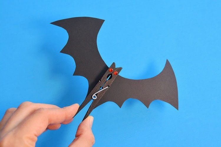 Bat Clothespin Craft