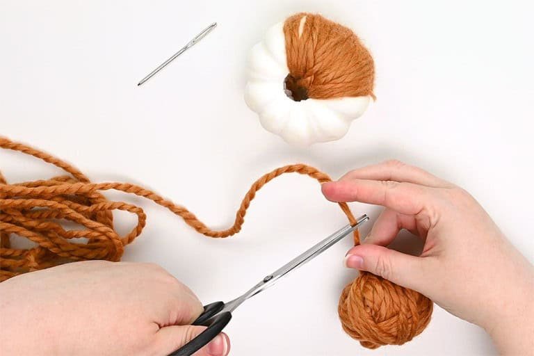 Chunky Yarn Pumpkin