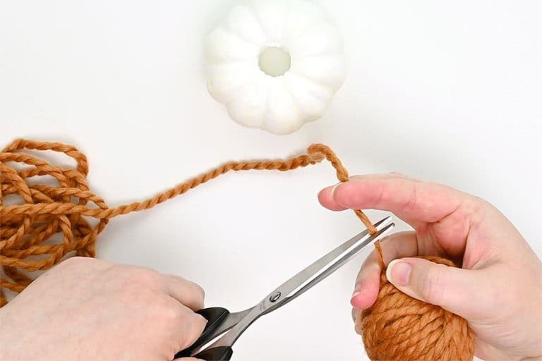 Chunky Yarn Pumpkin