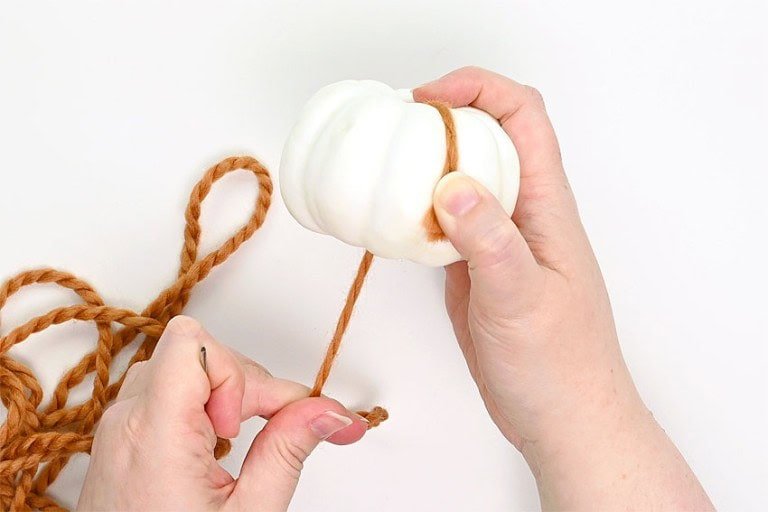 Chunky Yarn Pumpkin