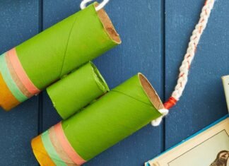Make Cardboard Tube Binoculars