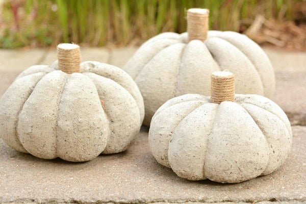 Concrete Pumpkin