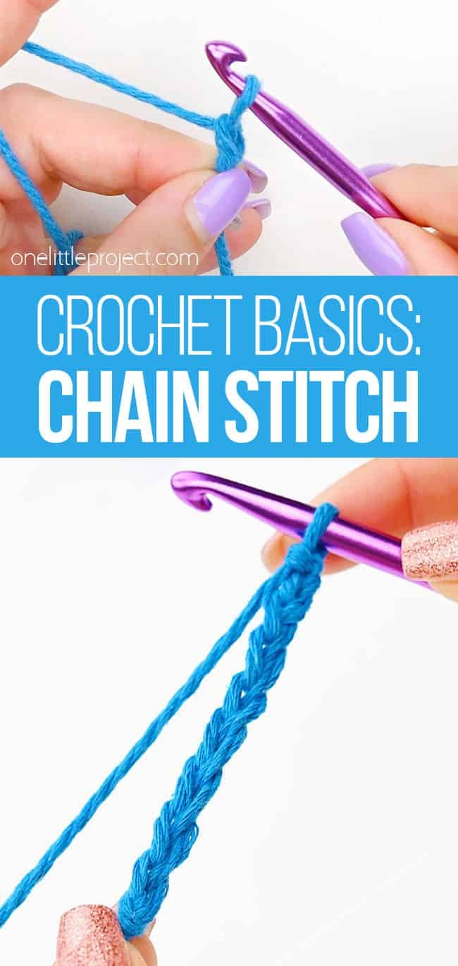 Crochet basics chain stitch tutorial