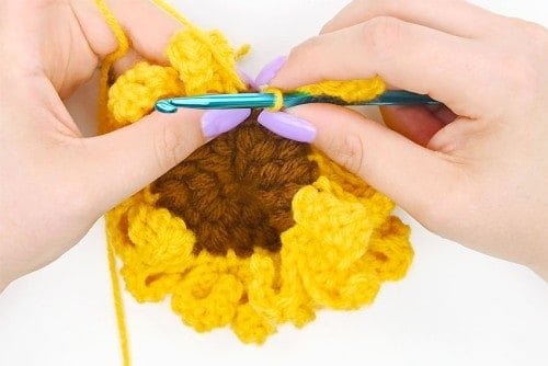 Crochet Sunflower