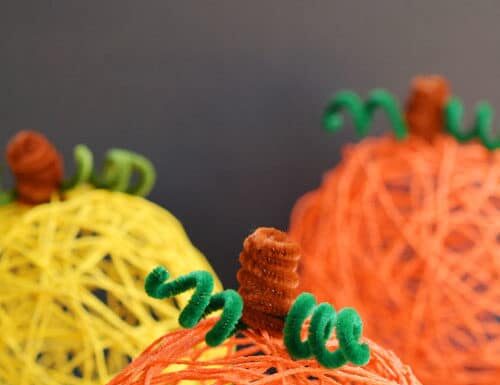 Over 25 Fun and Easy Pumpkin Crafts for All Ages Pumpkin Crafts - Yarn Pumpkins