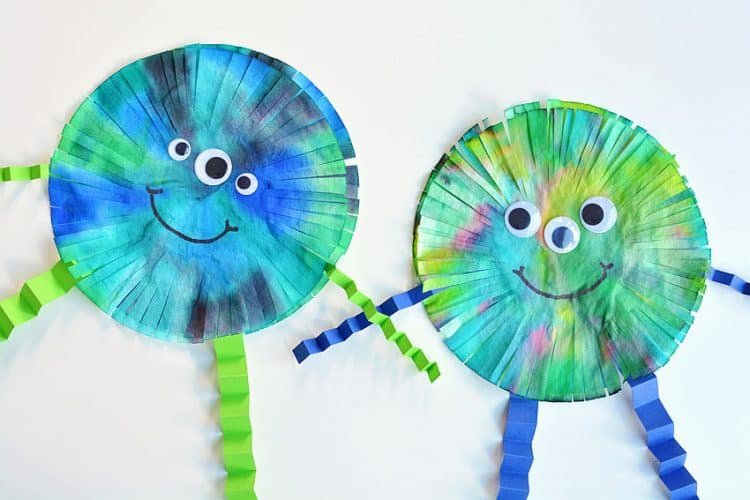 How to make coffee filter monsters