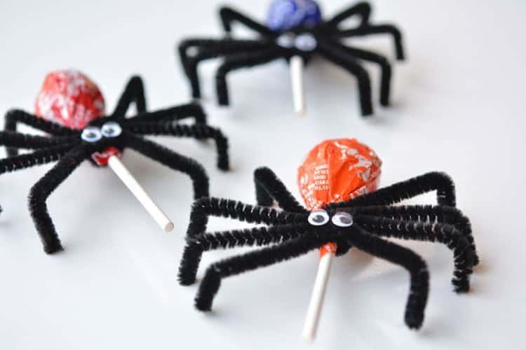 Lolly pop spiders