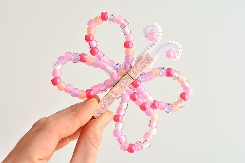 Beaded Pipe Cleaner Butterflies