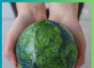 How to make Earth Day Slime
