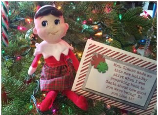 Diy elf on the shelf clothes: Skirt and Apron pattern