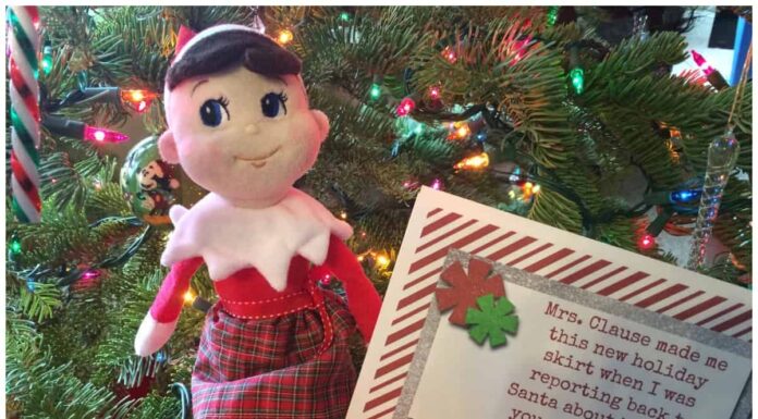 Diy elf on the shelf clothes: Skirt and Apron pattern