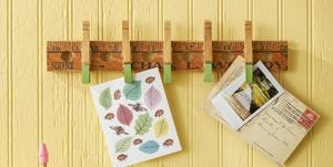 clothespin mail holder and other fall crafts