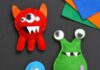 Felt Monster Pattern Free felt monster patterns to make soft and colourful monster plushies
