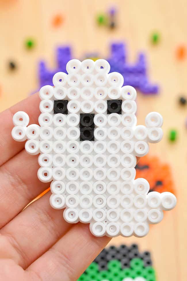 Ghost Perler beads design