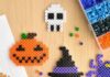 Halloween Perler Beads Halloween Perler bead designs made with free, printable patterns