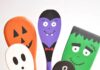DIY Halloween Wooden Spoons: Fun and Spooky Kitchen Craft Wooden spoons painted for Halloween