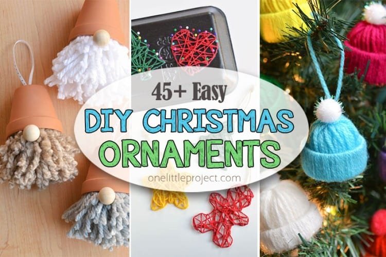 Homemade Christmas ornaments