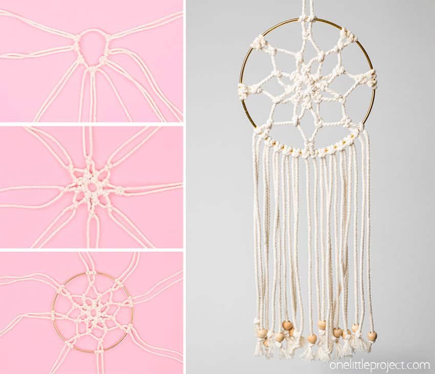 How to macrame a dreamcatcher