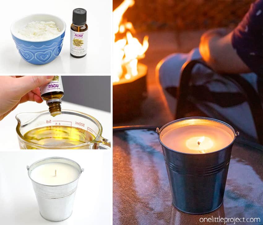 How to make citronella candles