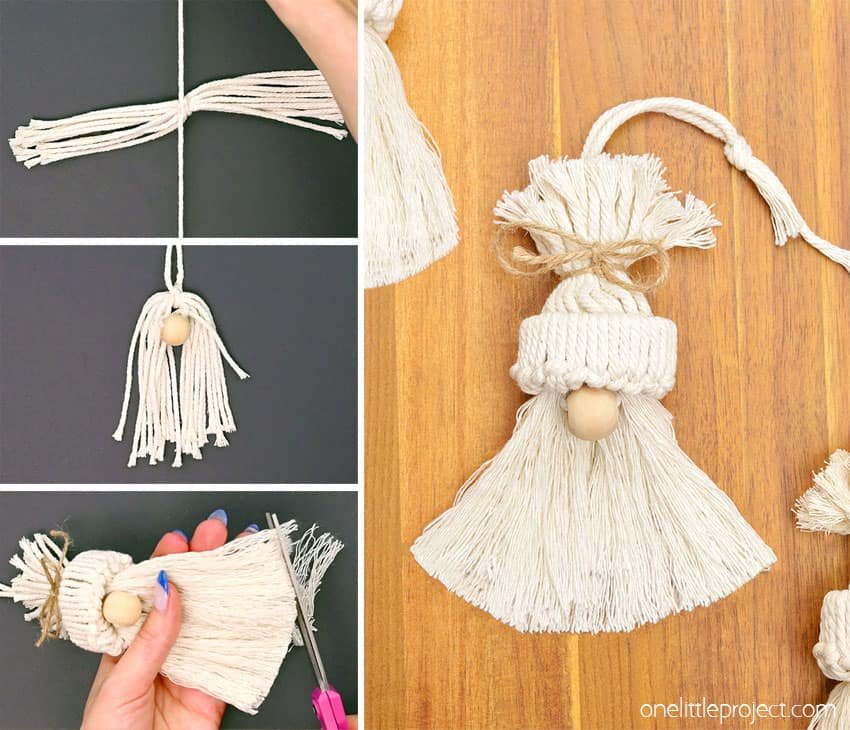 How to make macrame gnomes