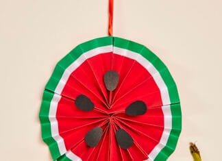 How to make Concertina Watermelon