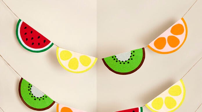 How to make Fruit Bunting