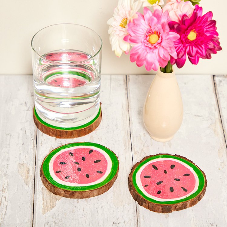 Watermelon Wooden Coasters