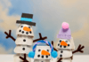 How to make Egg Carton Snowman