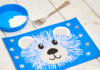 How to make Fork Painting Polar Bear