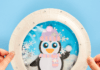 How to make Paper Plate Snow Globe