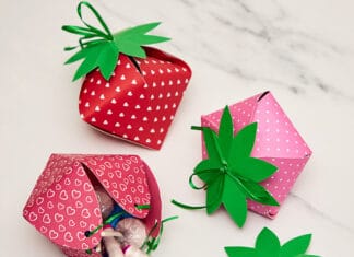 How to Make a Strawberry Gift Box