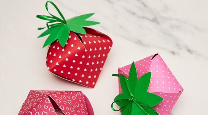 How to Make a Strawberry Gift Box