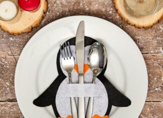 Penguin Cutlery Holder