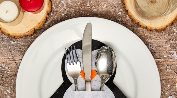 Penguin Cutlery Holder
