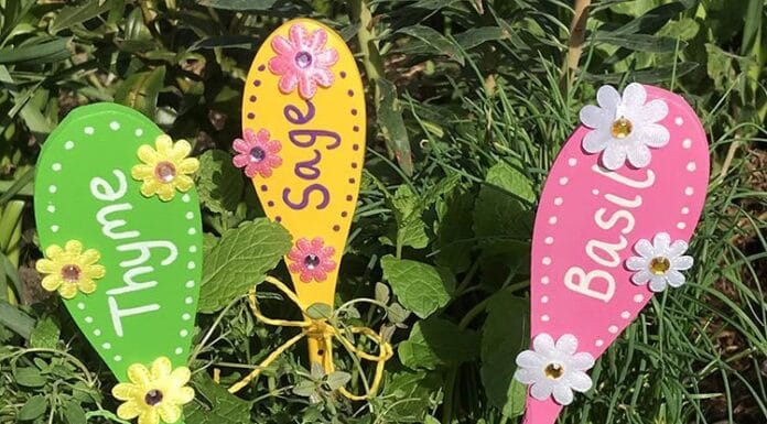 DIY Herb Spoon Markers: Garden Label Craft