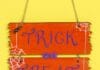 How to make Trick or Treat Sign