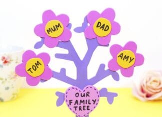 How to Make a DIY Family Tree Craft