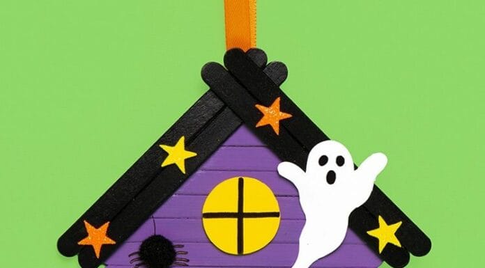How to make Pop Stick Haunted House