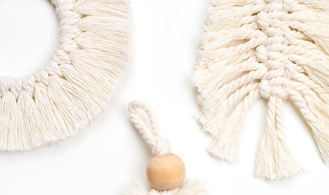 How to make Macrame Christmas Tree Christmas tree ornament made from macrame cord