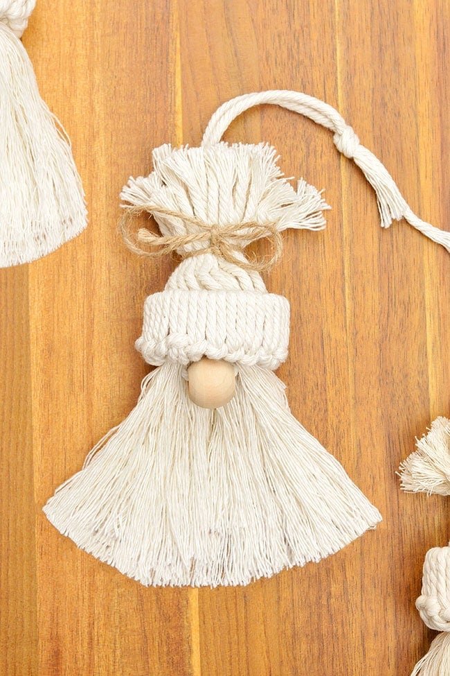 Cute macrame gnome