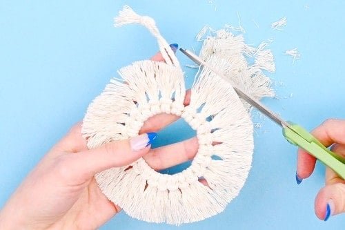 Macrame Christmas Wreath