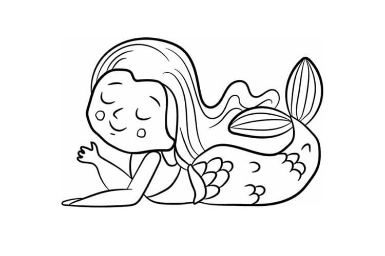 Mermaid Coloring Pages