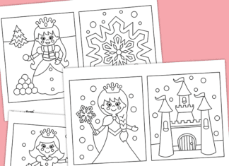 How to make Snow Princess Pictures