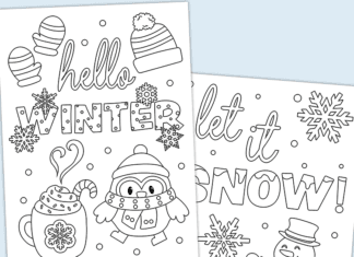 How to make Winter Posters