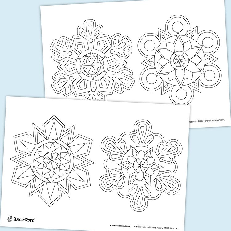 Snowflake Mandalas