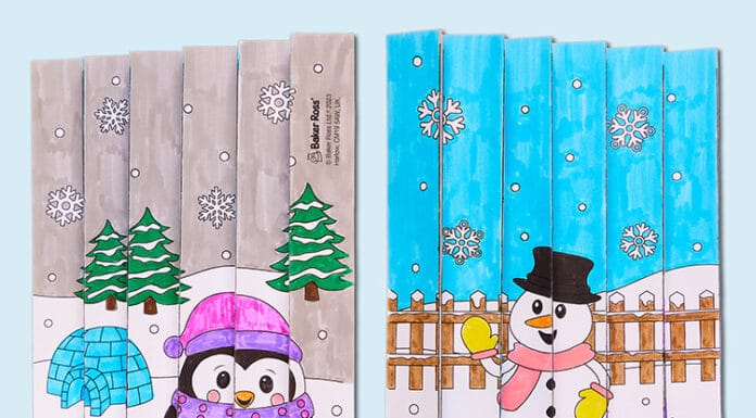 How to make Winter Agamograph