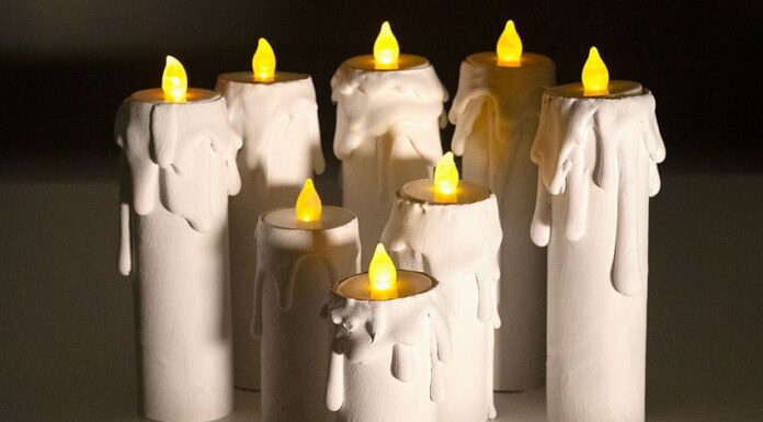 How to make Paper Roll Candles