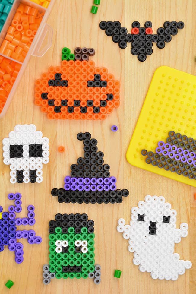 Perler bead Halloween designs